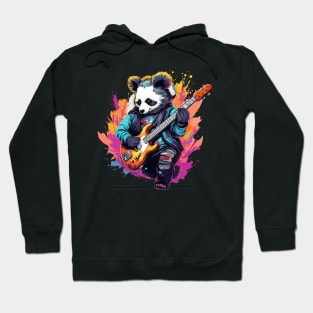 Panda Playing Guitar Hoodie